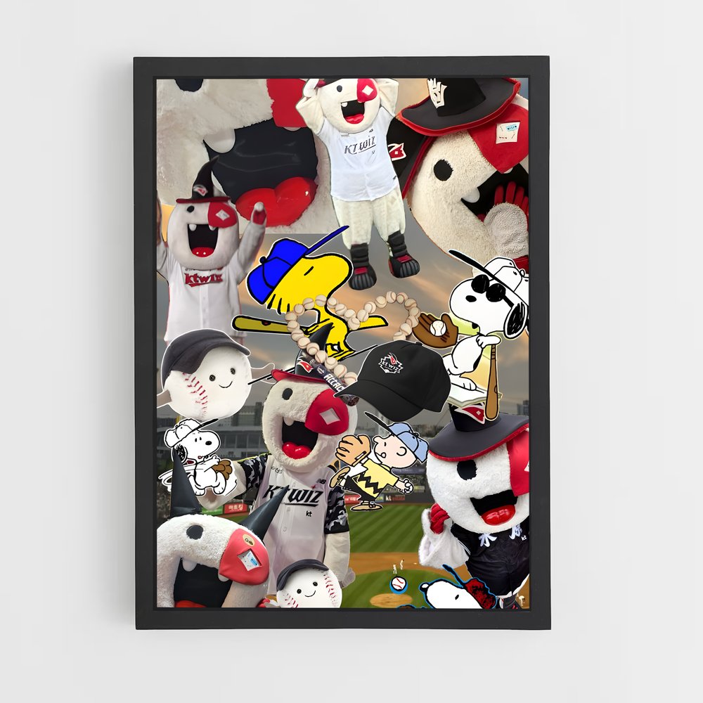 Poster Les Maîtres du Diamant – affiche Baseball (vue 2)